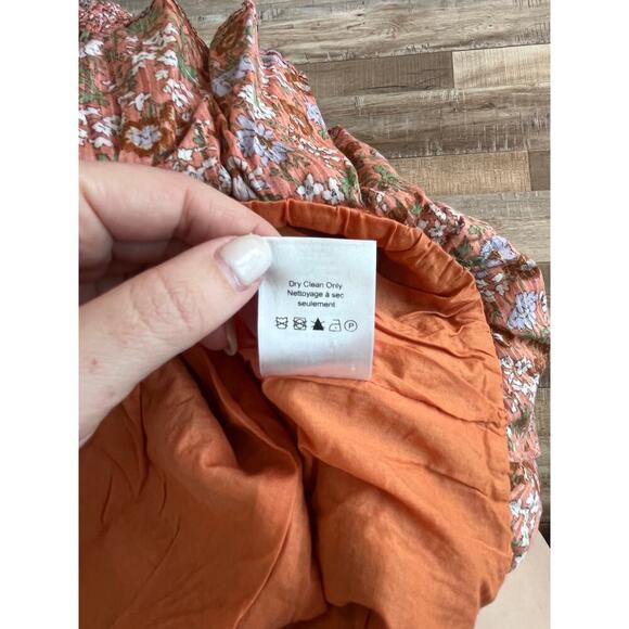 Veronica Beard Melodie Floral-Print Smocked Skirt Size 2 - Picture 6 of 6